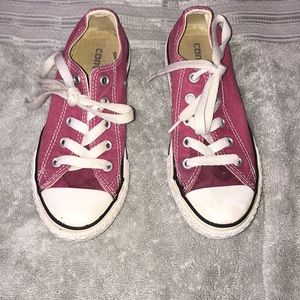 girls purple converse